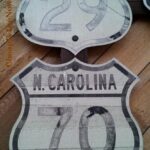 North Carolina Transportation Museum Antique Road Signs