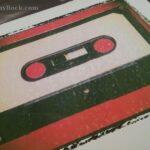 Vintage Cassette Rock Guitar Art Prints